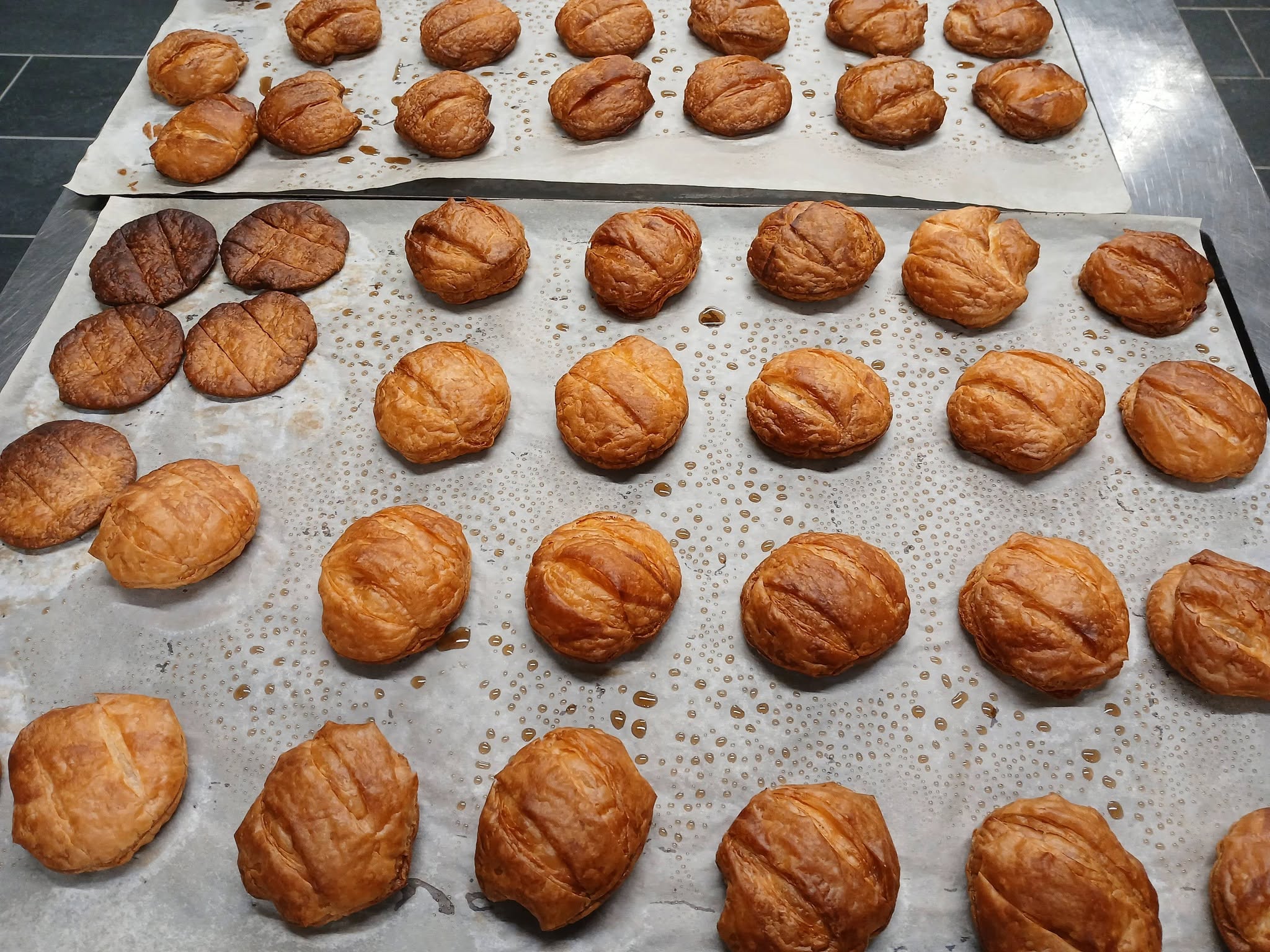 Mignardises salées préparées en nombre